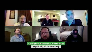 Finance Committee; April 30, 2020