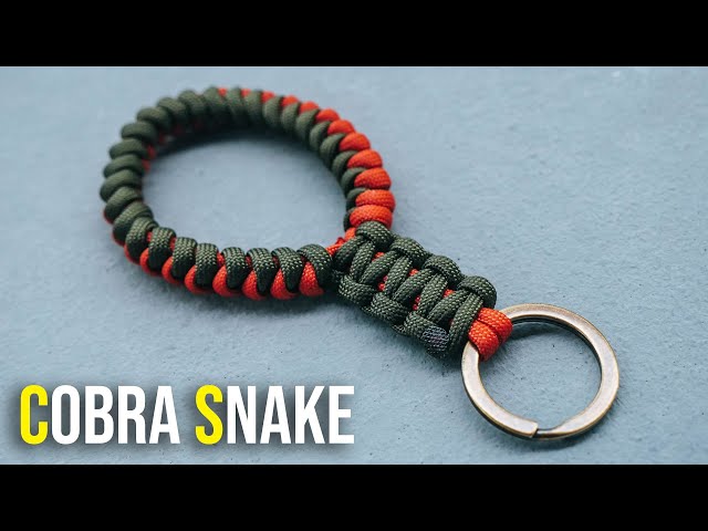 My Keys Look Cool Now | Cobra Snake Paracord Keychain - YouTube