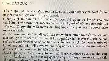 Cách đọc tiếng Việt cải tiến của PGS TS Bùi Hiền