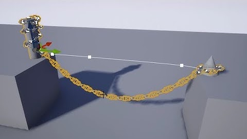 UE4 Chain Component, Spline feature