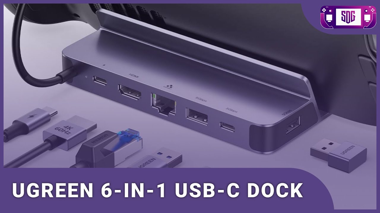 UGREEN 6-in1- Steam Deck Dock Review - First dock with USB-C 