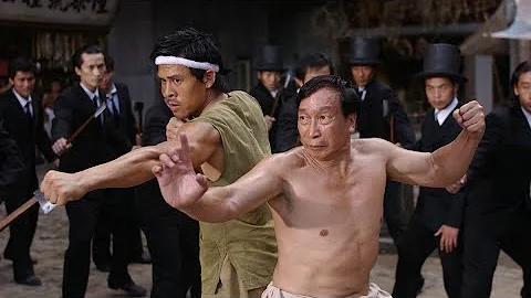 Kung Fu Hustle First meet with the Axe Gang