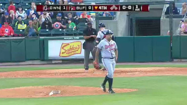 Gwinnett's Gohara fans fifth batter in the fourth
