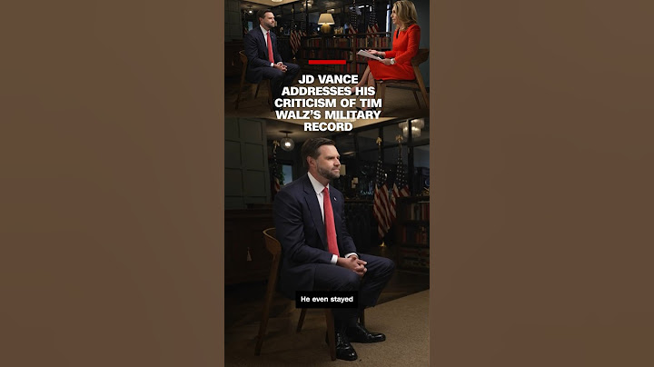 JD Vance addresses his criticism of Tim Walz’s military record #cnn #news