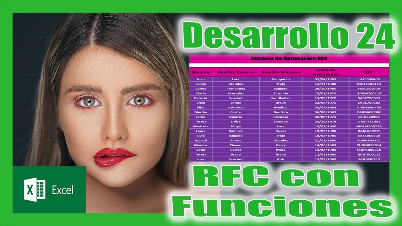 🆕 Como obtener el RFC con Funciones de LÓGICAS de FECHA y TEXTO en