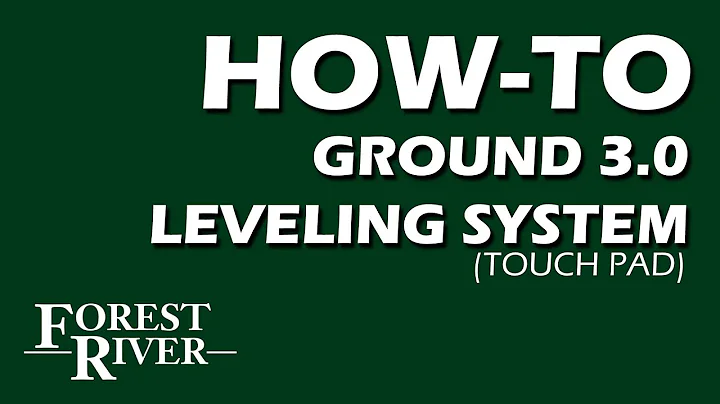 Ground 3 0 Leveling System Touch Pad