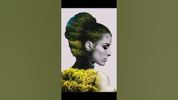 Double Exposure Effect - Photoshop Tutorial 2021 #shorts #photoshop