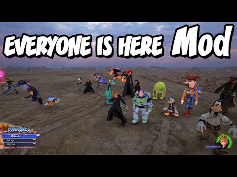 Kingdom Hearts 3 Mod - SORA VS ALL 13 XEHANORTS + ALL PARTY MEMBERS AT ONCE & MORE!