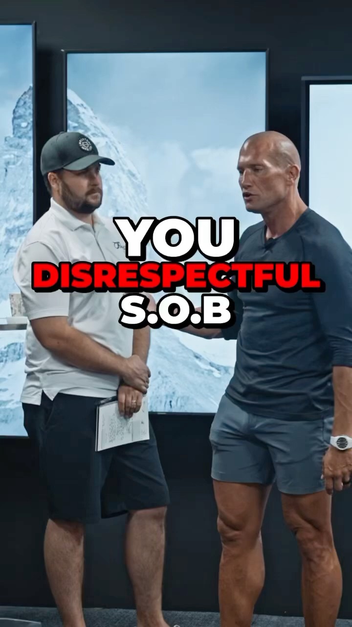 YOU DISRESPECTFUL S.O.B.
