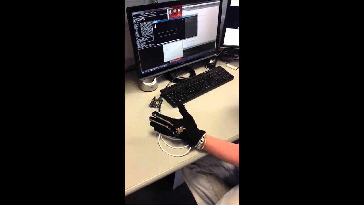 Simple finger gesture interface device - YouTube