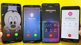 Ringing Mobile Phones Huawei Y6 prime, Honor 7A pro, Samsung Galaxy A51, Redmi Go