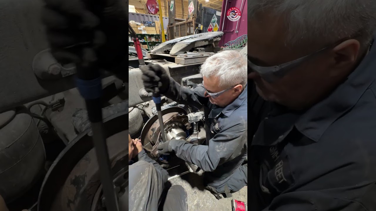 Peterbilt Truck Spindle Replacement Start to Finish 