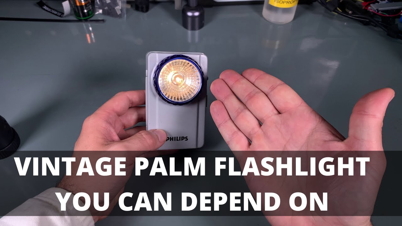 Philips flat 4.5V 3R12 battery palm flashlight incandescent (Kastenleuchte  Taschenlampe) - YouTube