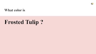 Frosted Tulip color #f6d8d7 hex Cool Red color f6d8d7