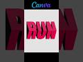 Canva Perspective Text Effect Tutorial | Easy 3D Text Trick! #canva
