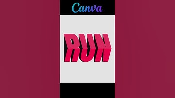Canva Perspective Text Effect Tutorial | Easy 3D Text Trick! #canva