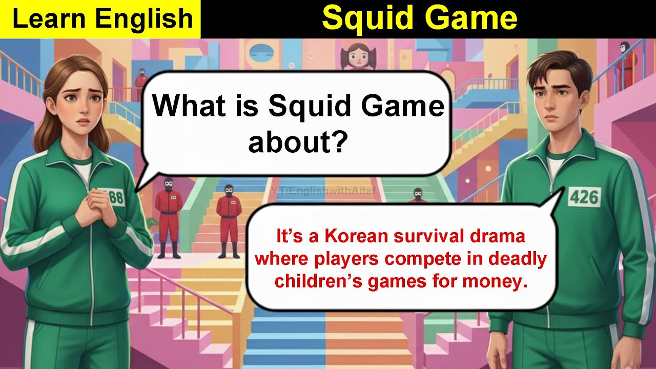 Игра «Кальмар» | Вопросы и ответы | Практика разговорного английского языка с забавными примерами