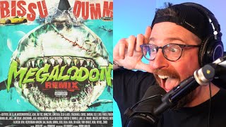 47 RAPPER auf 1 TRACK "bissu dumm ¿ MEGALODON REMIX" Reaction