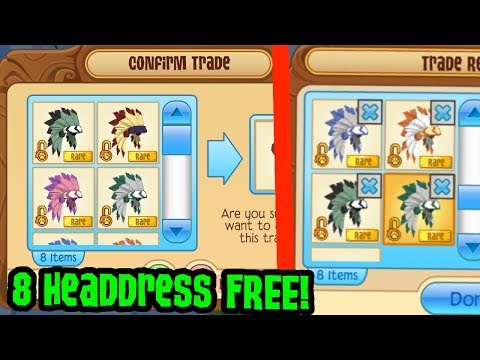 I GOT 8 FREE HEADDRESSES ON ANIMAL JAM!!