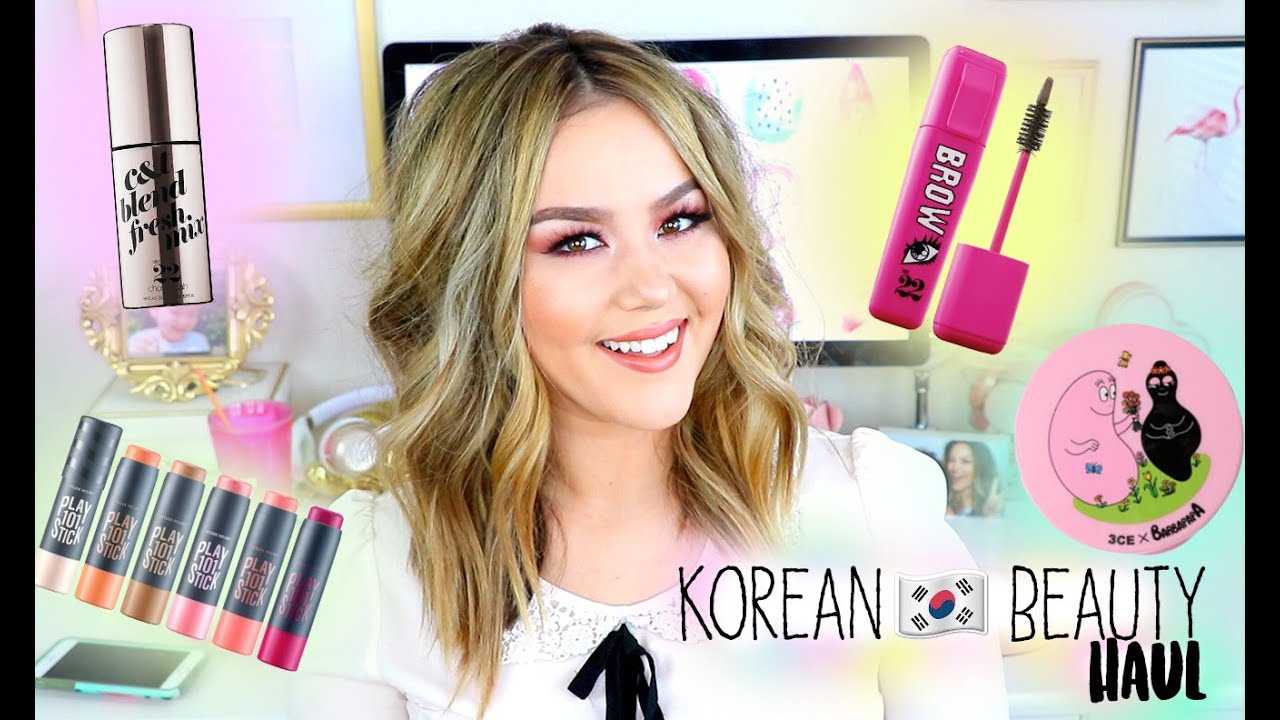 HUGE KOREAN MAKEUP & SKIN CARE HAUL 2016