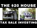 How I Bought a House for $20! Tax Deed Sale Investing!