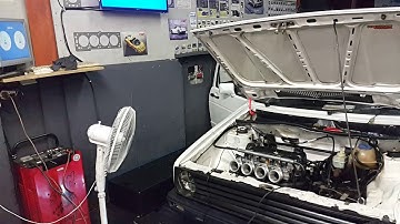 Vw mk1 caddy 2l 8v apk running throttles cams branch and exhaust system wheel power figures