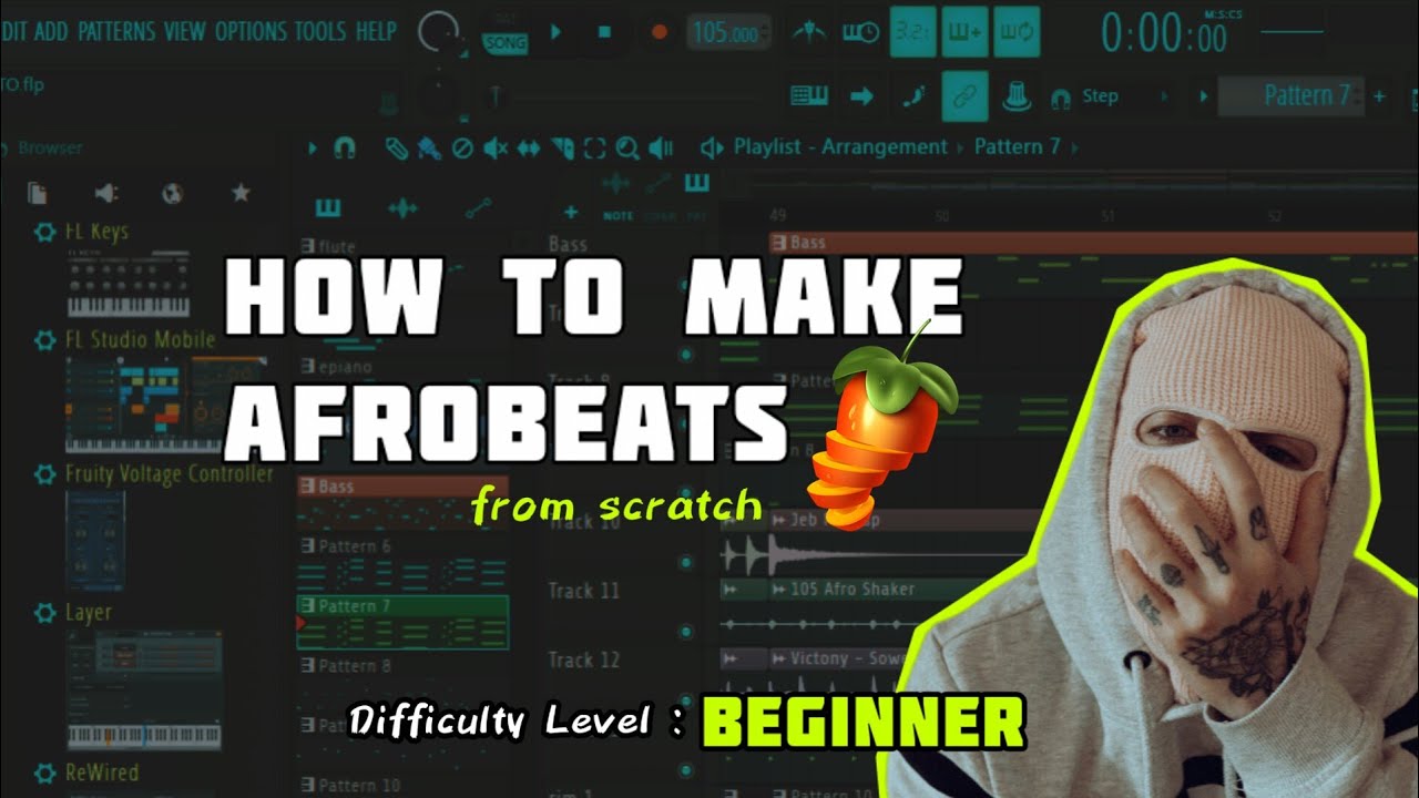 How To Make Afrobeats from scratch in FL Studio  BEGINNERS GUIDE