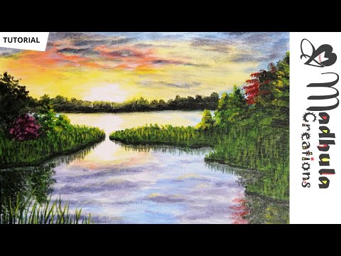Tiktok Painting Ideas Sunset