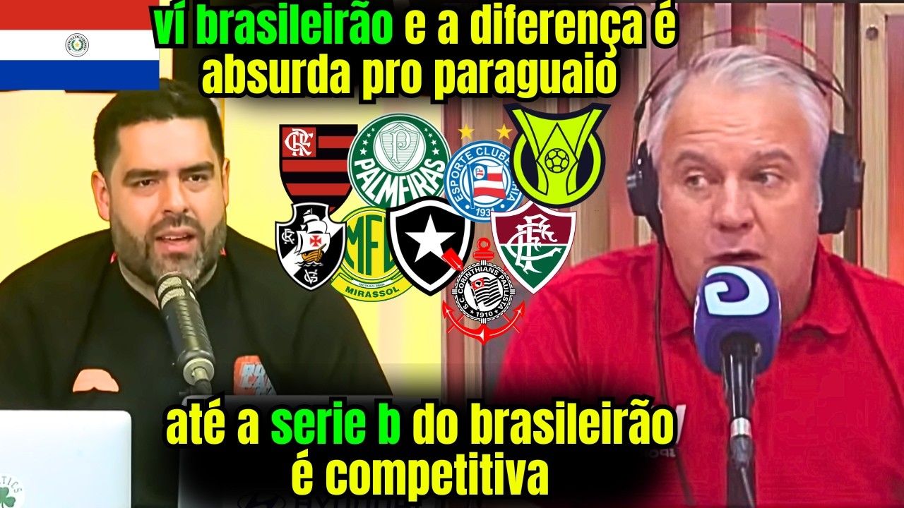 PARAGUAIOS ASSITEM AO BRASILEIRÃO E COMPARAM 