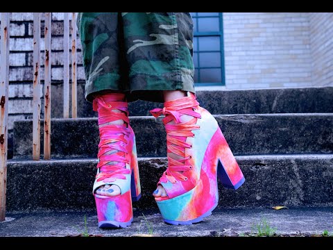 TIE-DYE BALLERINA SHOES!- SHOE UNBOXING