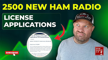 2500 Ham Radio License Applications PILE UP During Shutdown