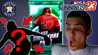 MLB 9 Innings 23 - UNPREDICTABLE TEAM SIGNATURE CARD!!! CLUTCH PULL!!! screenshot 2