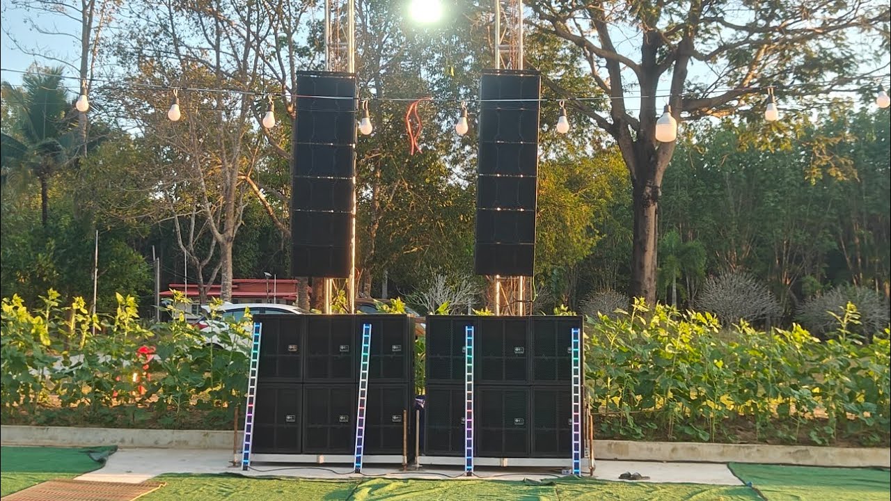 ชุดเครื่องเสียงกลางเเจ้ง ชุด 12×12  งานปฏิบัติธรรมประจำปี 68 โรงเรียนวัดพระธาตุศรีมงคล  จ.สกลนคร