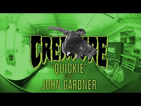 Creature Quickie: John Gardner at Woodward Camp