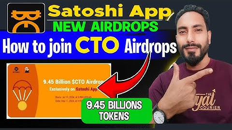 Satoshi App New Airdrop | How To Participate $CTO Airdrop | Freelancer Abdur Rouf