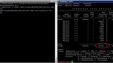 Reclaiming array storage from VMFS datastore
