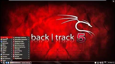 How to change backtrack  5r3 display size