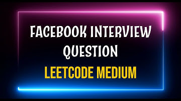 Facebook Interview Question - Find First and Last Position of Element in Sorted Array - Leetcode Med