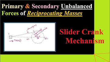 Balancing of reciprocating masses, partial balancing of reciprocating masses