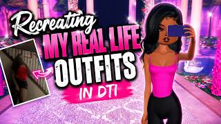 Recreating My REAL LIFE Outfits in Dress to Impress! | Dress to Impress