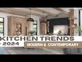 2024 kitchen trends  modern  contemporary kitchen trends  kitchen backsplash  cabinets