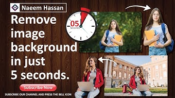 Remove Image Background in Just 5 Seconds | 100% automatic & free
