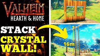 Valheim - Stack Crystal Walls! [Build Vertically]