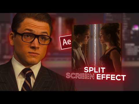 Split Screen Effect Tutorial | After Effects