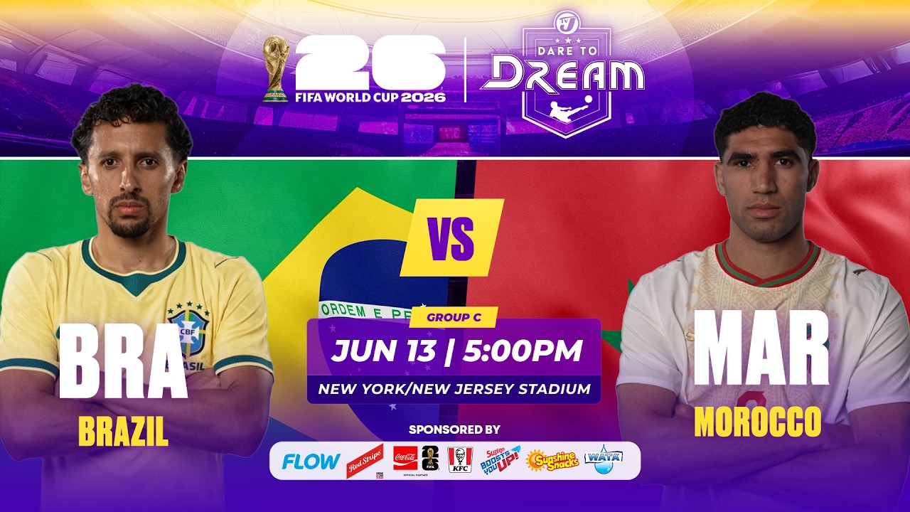 FIRST 10 MINUTES: BRAZIL vs. MOROCCO  | FIFA World Cup 2026 | 06/13/2026 | Watch On TVJ