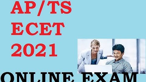 How to write ECET online exam 2021 || ECET 2021 online exam || ECET exam online 2021 in telugu ||