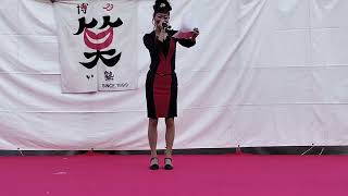 天神中央公園にて。ベリーグッドマン様の花よりも花を咲かせる土になれを披露致しました。２０２５年4月２９日