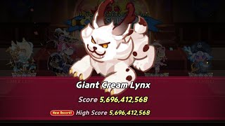 Frost Queen Cookie's Trial of Glory Giant Cream Lynx 5.6 Billion+ DMG Guide | Cookie Run Kingdom 