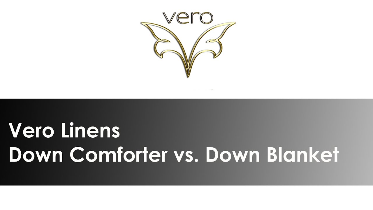 What is the difference between a Down Comforter & Down Blanket? - YouTube