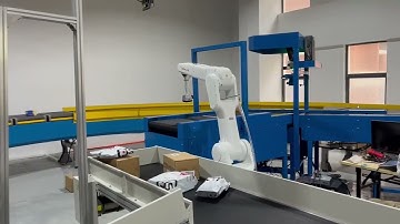 Robotic Automated Parcel Sorting With 3D Vision Camera As Guidance